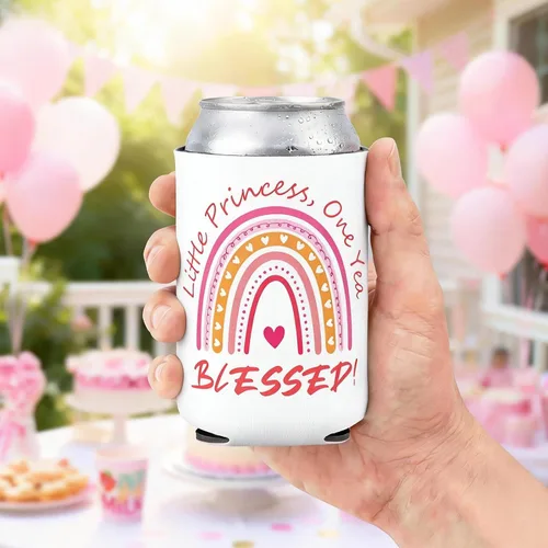 Miniatura 5 de Enfriador de latas personalizado de primer cumpleaños a granel con nombre de foto, decoraciones personalizadas para el primer cumpleaños del bebé