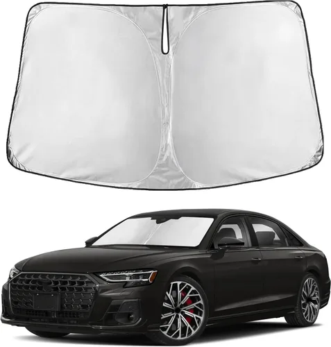 Miniatura 187 de Econour Parasol para parabrisas compatible con Honda Civic 2016-2021, protector de parasol plegable para ventana, bloquea los rayos UV y mantiene tu