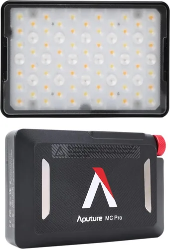 Miniatura 3 de Aputure MC PRO - Luz de video para cámara, panel de luz de cámara LED, 2,000-10,000k, función de absorción magnética, polvo y resistente al agua