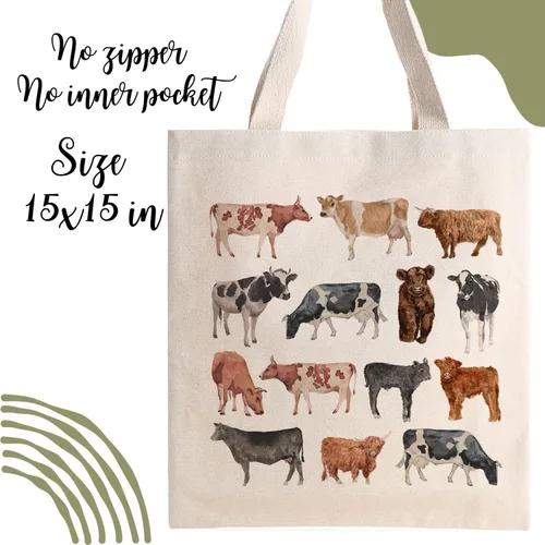 Miniatura 5 de BOLSAS 100% ALGODÓN Bolso de vaca