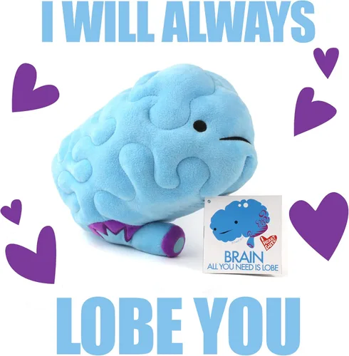 Miniatura 6 de Peluche de cerebro– ¡All You Need Is Lobe! - Serie I Heart Guts.