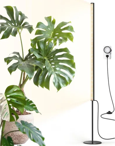Miniatura 11 de Barrina Luz de Crecimiento de Pie para Plantas de Interior, 20W 2FT Luz LED de Planta de Escritorio, Colgante y de Pie, Luces de Crecimiento