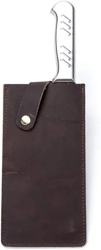 Miniatura 2 de Funda de cuero Crazy Horse, fundas universales para cuchillos de carne, protectores de bordes impermeables para cuchillos de chef, protectores