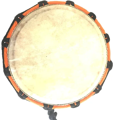 Miniatura 9 de JIVE Brand Djembe - Tambor de madera africana Bongo Congo de calidad profesional con base pesada/incluye llavero de tambor