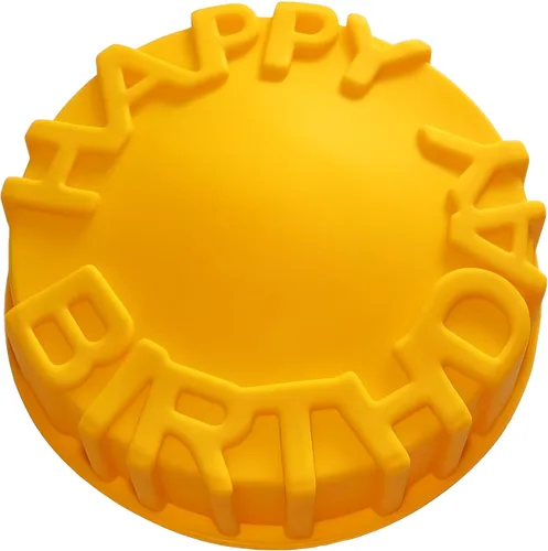 Miniatura 4 de Molde de silicona para hornear pastel de 8 pulgadas para fiesta de cumpleaños, molde de silicona