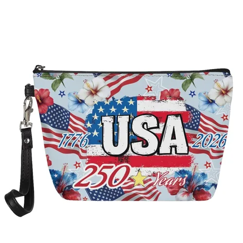 Miniatura 11 de GIFTPUZZ Bolsa de cosméticos para mujer, adorable y espaciosa, bolsa de almacenamiento portátil para artistas, artículos de tocador, joyería