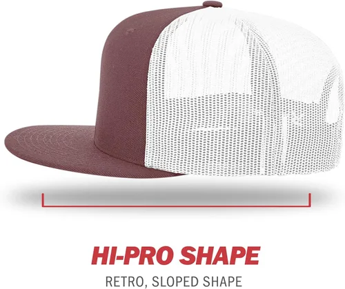 Miniatura 3 de Richardson 511 Flatbill Trucker - Gorra de béisbol ajustable