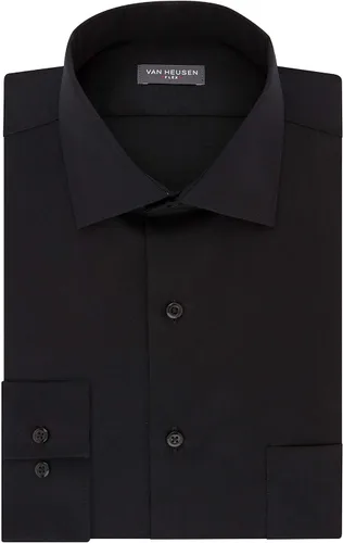 Miniatura 3 de Van Heusen Camisa de vestir elástica con cuello flexible de ajuste regular para hombre, Blanco