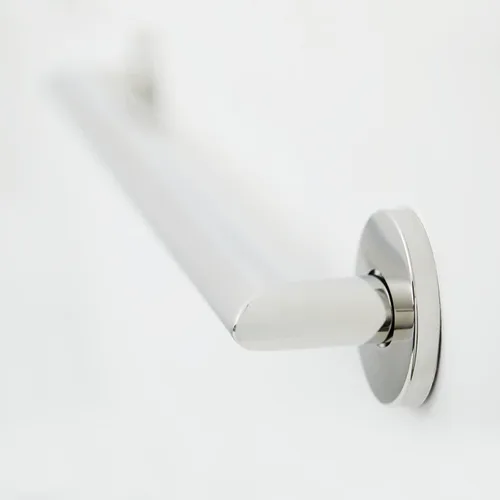 Miniatura 4 de Coronado Designer - Barra de agarre ovalada para ducha de baño de 24 pulgadas con esquinas en inglete, pulida Pulido