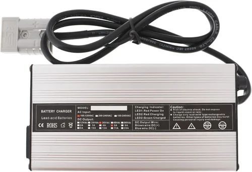 Miniatura 3 de munirater Cargador de batería para carrito de golf de 36V 5A con reemplazo de enchufe de estilo SB50 para 83-94