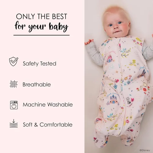 Miniatura 2 de Milk Snob Disney - Saco de dormir para bebé, saco de dormir sin mangas y manta con cremallera para niña y niño, baby shower
