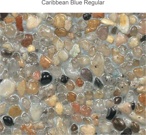 Miniatura 7 de Pool Patch Kit de reparación de guijarros para piscina, 3 libras, color azul caribeño regular