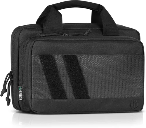 Miniatura 14 de Savior Equipment Specialist Series Tactical Double Scoped Handgun Firearm Case Pistol Bag For Outdoor Hunting Shooting Range, Lockable Compartment