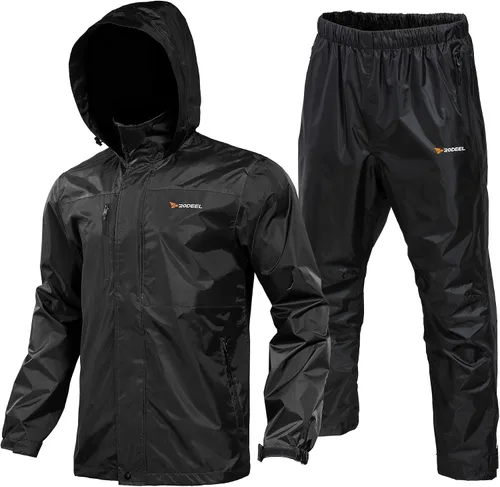 Miniatura 12 de Rodeel Traje impermeable para pesca para hombres (conjunto de chaqueta y pantalón de lluvia)