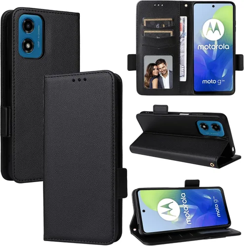 Miniatura 294 de Funda de piel sintética compatible con Motorola Moto E22 4G, funda de piel sintética compatible con Motorola Moto E22i 4G, color negro