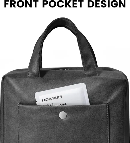 Miniatura 7 de JOMOLA Neceser colgante para hombres y mujeres, bolsa de maquillaje de viaje resistente al agua, bolsa organizadora de artículos de tocador de viaje