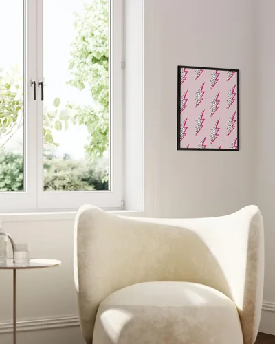 Miniatura 5 de HAUS AND HUES Impresión artística de calavera – Decoración de pared rosa femenina, póster estético Baddie para dormitorio o dormitorio adolescente