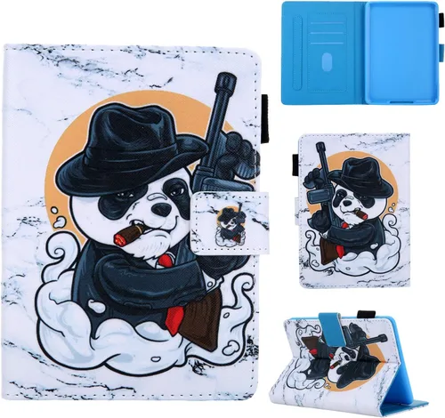 Miniatura 9 de Funda tipo libro para Kindle Paperwhite de 10ª/7ª/6ª/5ª generación, funda protectora ligera con ranuras para tarjetas, encendido automático