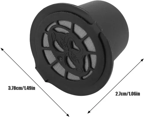 Miniatura 4 de Cápsulas de café reutilizables recargables de plástico negro, acero inoxidable 304, 6 unidades de plástico y acero inoxidable rellenables, cápsulas