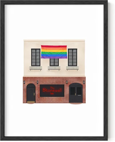 Miniatura 12 de HAUS AND HUES Pride Artwork - Arte de pared de arco iris, decoración de orgullo gay, decoración de pared, decoración del mes del orgullo, regalos