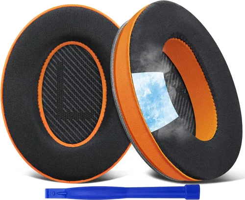 Miniatura 11 de SoloWIT Almohadillas de repuesto de gel refrigerante para auriculares Bose QuietComfort 35 (QC35) y Quiet Comfort 35 II (QC35 II), almohadillas