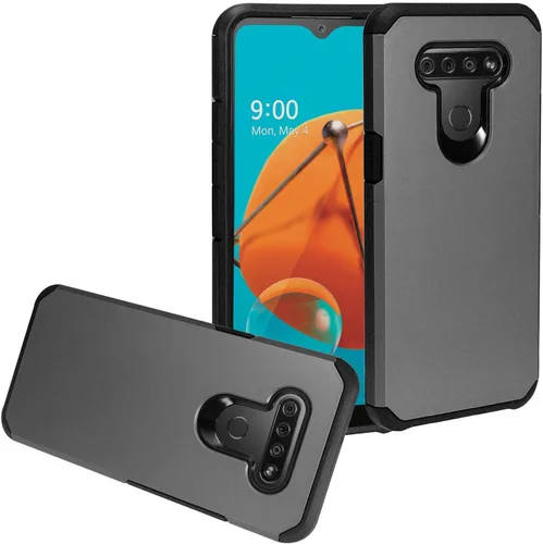 Miniatura 9 de Para LG K51, LG Reflect (LM-K500) - Funda híbrida de TPU - AC4 Azul