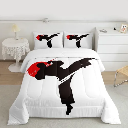Miniatura 45 de Feelyou Juego de edredón de sandía, tamaño individual, juego de ropa de cama de frutas frescas de verano para niños, decoración de frutas rojas, 1