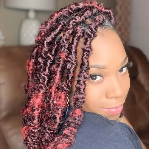 Miniatura 32 de Beyond Beauty Cabello de Ganchillo Spring Twist 90 hebras 8 pulgadas Spring Twists Esponjosas Trenzado, Trenzas de Ganchillo Spring Twist Bomb Twist