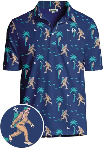 Miniatura 2 de Tipsy Elves Camisas de golf para hombre - Polo de golf de alto rendimiento para hombre