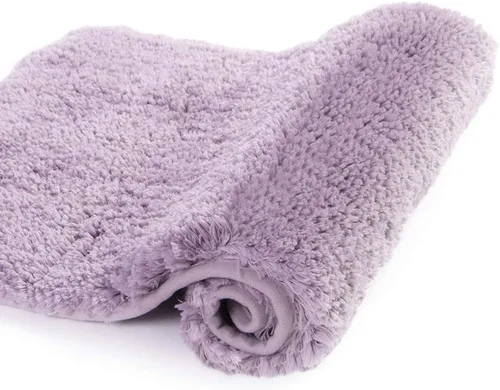 Miniatura 16 de Walensee Alfombra de baño antideslizante (16 x 24 pulgadas, color rubor) absorbente de agua, microfibra suave, lavable a máquina, alfombra de baño