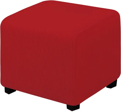 Miniatura 147 de Easy-Going Funda Elástica para Otomana Taburete de Almacenamiento Plegable Protector de Muebles Funda Rectangular Suave con Parte Inferior Elástica