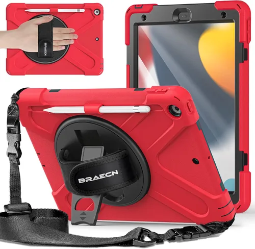 Miniatura 17 de BRAECNstock - Funda para Apple iPad de 9ª/8ª/7ª generación, de 10.2" 2021/2020/2019, funda protectora a prueba de golpes para iPad de 10.2 pulgadas
