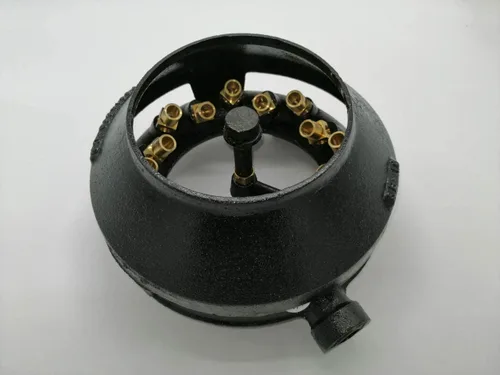 Miniatura 3 de MENSI Kit de seguridad para quemador de chorro de hierro fundido, quemador piloto, mini quemador pequeño, con manguera de línea de gas flexible
