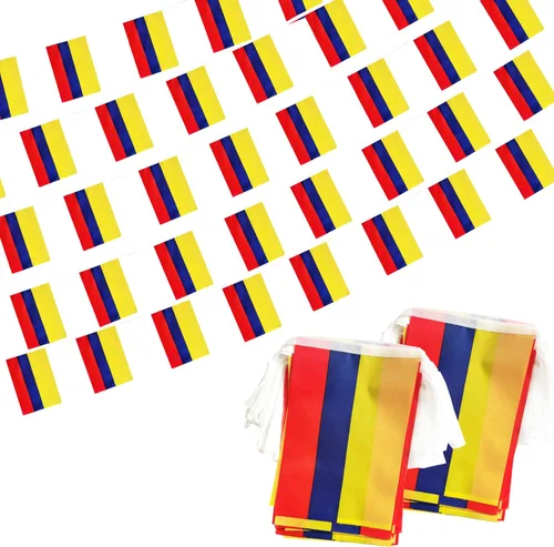 Miniatura 20 de Bandera Colgante de Banderines Australianos, Pequeña Mini Guirnalda de Banderitas Australianas, Decoración Nacional del País para Escuela, Fiesta