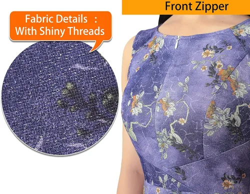 Miniatura 6 de VFSHOW - Vestido tubo con cremallera frontal para mujer diseño con retazos de encaje para cóctel trabajo negocios fiesta