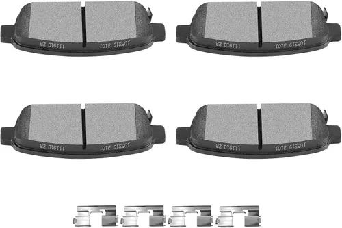 SCITOO D1468 Kits de pastillas de freno semi-metálicas traseras Compatibles con Buick Cascada/Encore/Verano, para Chevrolet Cruze/Cruze