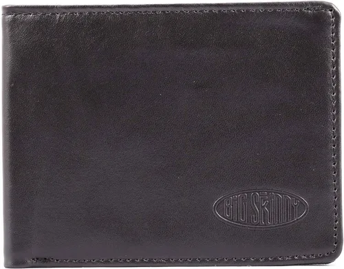 Miniatura 6 de Big Skinny Cartera delgada de cuero bi-fold para hombre, con capacidad para hasta 25 tarjetas