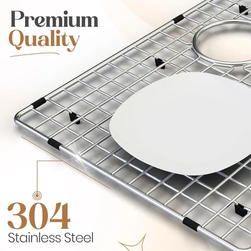 Miniatura 6 de 221206 Rejilla de fregadero – Solo compatible con [32 pulgadas BLANCO PRECIS SUPER SINGLE] – Tamaño de rejilla de fregadero [27.6 x 14.6 pulgadas]