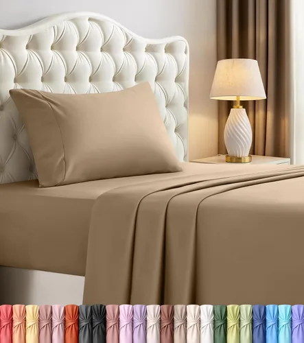 Miniatura 16 de Utopia Bedding Juego de sábanas Twin – Juego de sábanas de 3 piezas para cama tamaño Twin, microfibra suave y transpirable, incluye 1 sábana bajera