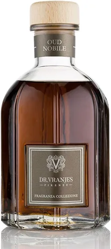 Dr. Vranjes - Difusor Oud Nobile de 8.5 fl oz + paquete doble de varillas blancas (paquete de 3 piezas) - Fragancia casera de lujo, fabricada en