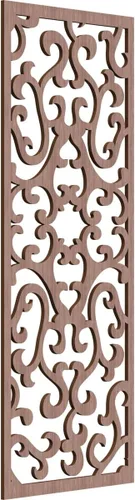 Miniatura 29 de Smithfield Paneles de pared decorativos de madera con calado, 13 3/8 pulgadas de ancho x 34 3/8 pulgadas de alto x 3/8 de alto, roble rojo rojo