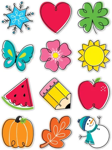 Miniatura 4 de Creative Teaching Press Bold & Bright Stars Recortes de 10" (5786)