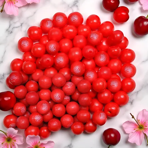 Miniatura 7 de Very Cherry Dubble Bubble Gumballs Bolas de chicle rellenas de caramelo de 1 pulgada 1.5 libras