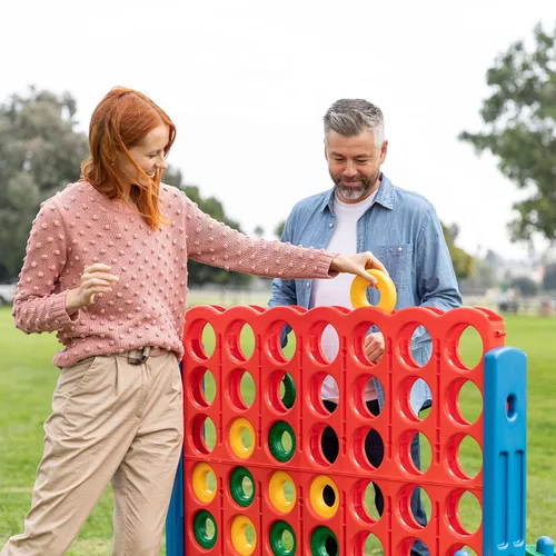 Miniatura 9 de ECR4Kids Jumbo 4-To-Score, Juego Gigante, Surtido