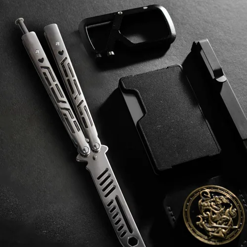 Miniatura 7 de Herramienta Plegable de Acero Inoxidable con Acabado Plateado – Duradera y Fácil de Usar para Manipulación Diaria