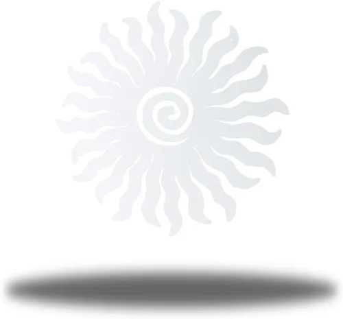 Miniatura 8 de Riverside Designs Sunburst - Arte de pared de metal para decoración al aire libre, resistente e impermeable, fabricado en Estados Unidos