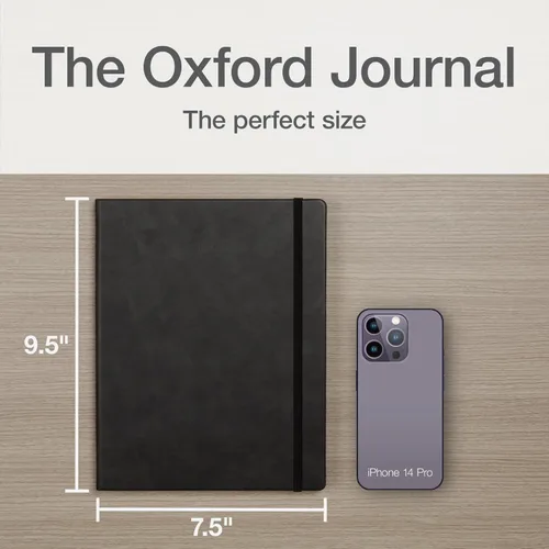 Miniatura 2 de Cuaderno Oxford, cuaderno de escritura rayado, cuaderno de escritor, cuaderno clásico para la escuela u oficina, 192 páginas, 7.5" x 9.5", tapa Negro