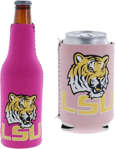 Miniatura 26 de College Team Color Logo Can & Bottle Holder Insulator Beverage Cooler Set