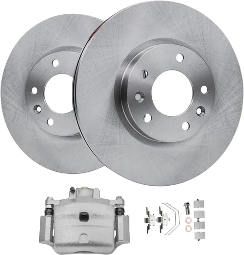 Miniatura 50 de Detroit Axle - 4WD - Rotores de disco delantero de 13.031 in de repuesto para Ford Excursion F-250 F-350 Super Duty 1999-2004 - Juego de 3 piezas