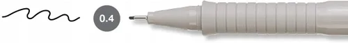 Miniatura 5 de Faber-Castell Ecco Pigment - Bolígrafo de punta de fibra, 0.016 in, color negro